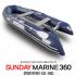 SUNDAY MARINE] 썬데이마린 SD360 고무보트