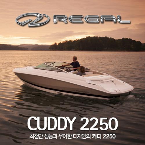 REGAL CUDDY 2250 BOART / 리갈 커디 레져보트 / 머큐리 300HP 장착 보트