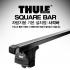 THULE 툴레 사각바 시스템캐리어 / 차량 가로바 기본바 / 사각바+풋+키트+잠금장치 풀세트 / 차종 연식 기재