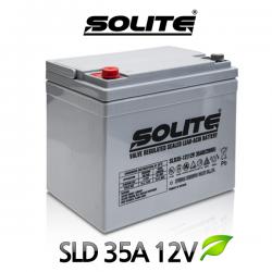 쏠라이트 SOLITE 휴대용 무누액 밧데리 35암페아 SLD35 / 12V / 35AH 배터리