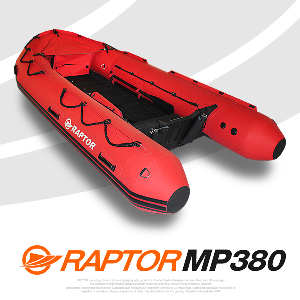 RAPTOR 랩터 MP380 / 6인승 / 전문인명구조선 / CSM 하이팔론 레스큐보트 / 구명보트