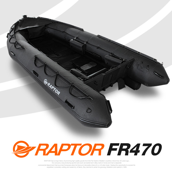 RAPTOR 랩터 FR470 / 10인승 / 전문인명구조선 / CSM 하이팔론 레스큐보트 / 구명보트