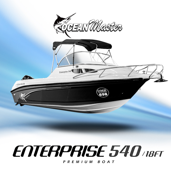 OCEANMASTER Enterprise 540 -18ft / 오션마스터 럭셔리 피싱보트 엔터프라이즈540 - 6인승 / 바다낚시보트