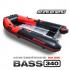 SNAKEHEAD NEW BASS 340 / 스네이크헤드 배스340 6인승 / 낚시대꽂이 + 딩기돌리무상장착 / 낚시보트 고무보트