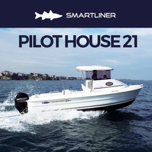 스마트라이너 파이럿하우스 21 낚시보트 / SMARTLINER PILOTHOUSE 21 피싱보트 / 6.4m 7인승