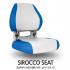 오션사우스 시로코 폴딩 시트 / 블루 화이트 / Sirocco Seat / 접이식 보트의자 보트좌석