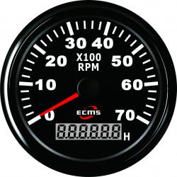 RPM 타코메타 + 아워메타 / RPM게이지 + 시간게이지 일체형 ECH / Tachometer With Hourmeter