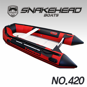 [SNAKEHEAD] 420 (7~8인) SPEED 바다낚시용 스네이크헤드 낚시보트 고무보트