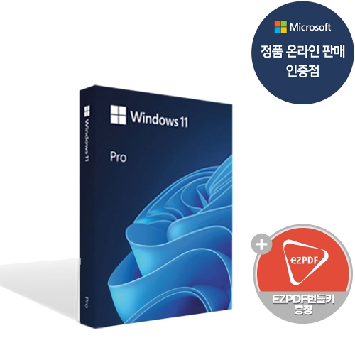한국정품인증점 MS Windows 윈도우 11 Pro FPP 한글 USB3.0 처음사용자용 프로 패키지