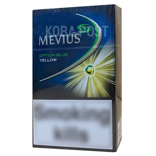 [영문버전]  MEVIUS OPTION BLUE YELLOW 5MG LEMON