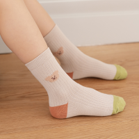 GGRN 키즈 유아동용 토니 베어 양말 5켤레 세트