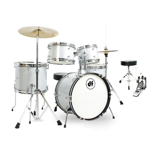 마펙스 드럼팩토리 주니어 드럼 MAPEX DRUM SET DF-JUNIOR(J) with CYMBAL (WHITE/YELLOW/GRAY)