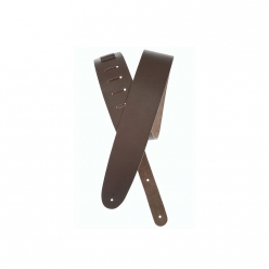 베이직 레더 기타스트랩 브라운Basic Classic Leather Guitar Strap, 25BL01 Brown