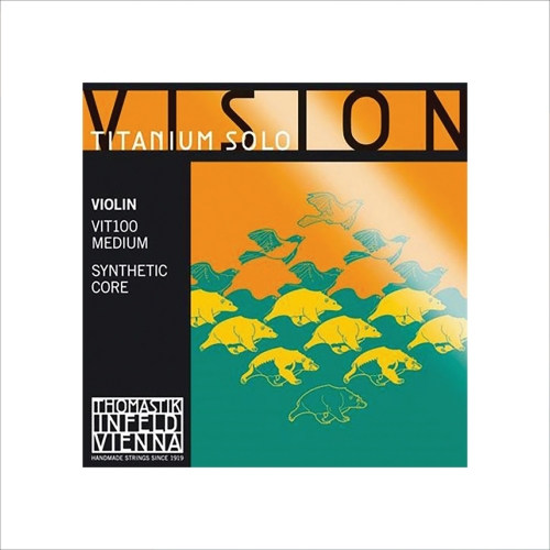 토마스틱 비전 티타늄 바이올린현 바이올린선 4/4 솔로 세트 VIT100Thomastik Infeld Vision Titanium Solo Set