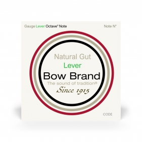 보우브랜드 레버용 하프줄 3옥타브[BOW BRAND] "3 OCT LEVER GUT" LEVER HARP STRINGS