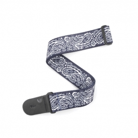 플래닛웨이브 프린티드 폴리에스터 기타스트랩 파슬리 블루<br>PRINTED POLYESTER GUITAR STRAP P20W1419