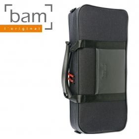 뱀 Bb/A 클라리넷 케이스 더블 클래식 블랙 3128S<br>BAM DOUBLE CLASSIC CLARINET CASE