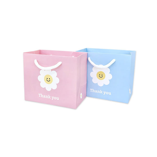 데이지 스마일 땡큐 미니 쇼핑백 2종