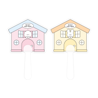 도나와 친구들 하우스 pp부채 2종