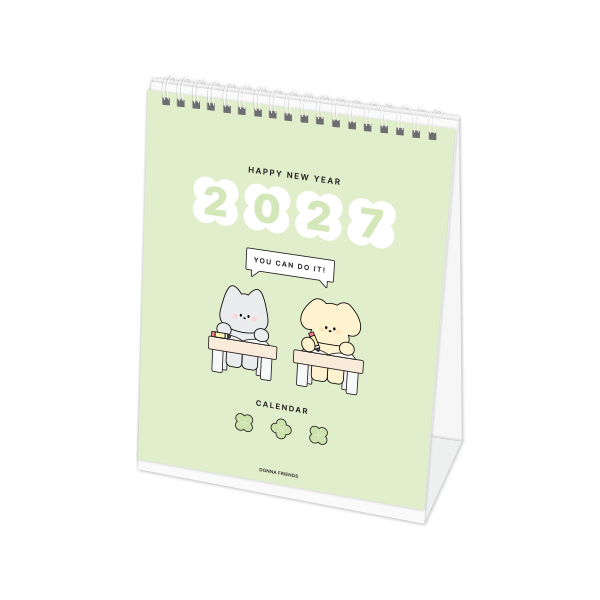 도나와 친구들 2027 이달의 마음가짐 탁상 달력