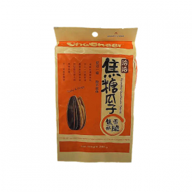 챠챠 해바라기씨 카라멜맛 260g 주황색