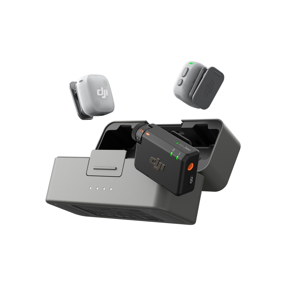 DJI Mic Mini 2 (2 TX + 1 RX + 충전 케이스) 무선 마이크