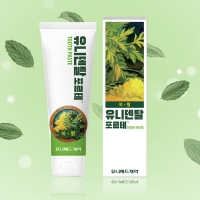 유니덴탈포르테치약 100g 잇몸관리 쑥황치약