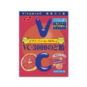 노벨제과 VC3000 핑크 자몽 목캔디 (ノーベル製菓 VC3000 ピンクグレープフルーツのど飴 )