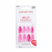 [KISS NEW YORK 키스뉴욕] JELLY FANTASY 네일팁 KGFJ02J 28매 (キスニューヨークジェリーファンタジー)