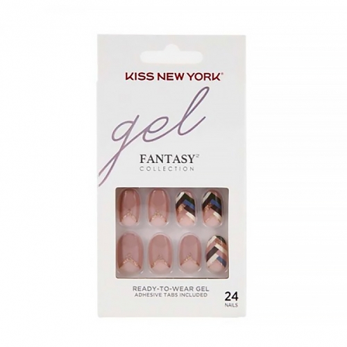 [KISS NEW YORK 키스뉴욕] GEL FANTASY 네일팁 KGN21J 24매 (キスニューヨークジェルファンタジ)