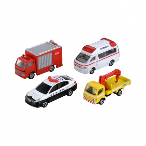 [TOMICA 토미카] 긴급차량 4종세트 (トミカ 緊急車両セット5)