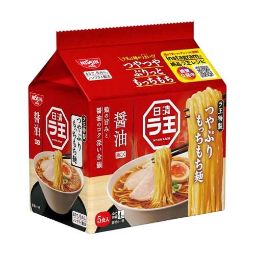 닛신 식품 닛신 라오 쇼유 5팩 (日清食品 日清ラ王 醤油 5食パック)