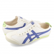 Onitsuka Tiger MEXICO 66 SLIP-ON 오니츠카타이거 멕시코 66 슬립온 CREAM/ULTRAMARINE BLUE 베이지 블루 (Onitsuka Tiger MEXICO 66 SLIP-ON オニツカタイガー メキシコ 66 スリッポン CREAM/ULTRAMARINE BLUE ベージュ ブルー)