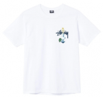 [LATAFA] ST&Uuml;SSY PSYCHEDELIC TEE / Psychedelic Loose Short Sleeve Trend Brand Men's Women's Same Style Printed T-shirt