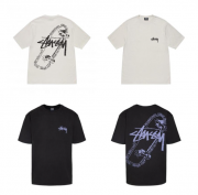 DIQUE Men's Short Sleeve T-Shirt, Stylish, Large Size, Loose Fit, Cotton, Casual, Fashion, Summer Clothes, Short Sleeve, white