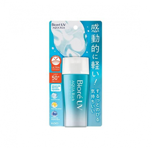 비오레 UV 아쿠아 리치 워터리 젤 타입 SPF50+/PA++++ ( ビオレUV アクアリッチウォータリー ジェルタイプ SPF50+/PA++++ )