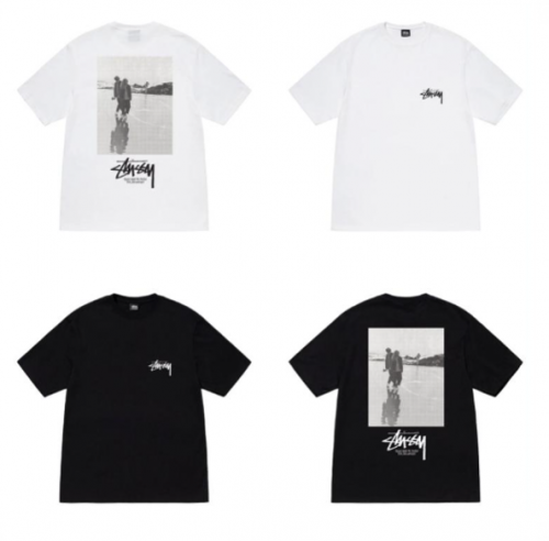 DIQUE Men's Short Sleeve T-Shirt, Stylish, Large Size, Loose Fit, Cotton, Casual, Fashion, Summer Clothes, Short Sleeve, Black