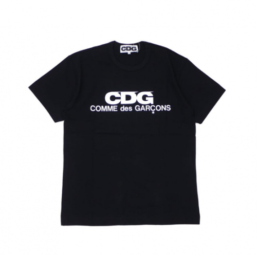 꼼데가르송 COMME des GARCONS LOGO TEE T셔츠 BLACK 블랙 흑남 【새