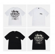 STUSEY Men's Plus Size T-Shirt, 2024 World Tour Men's T-Shirt,
