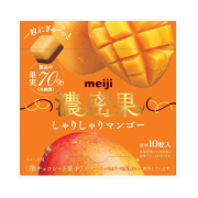 메이지 농밀과일 샤리샤리 망고 32g ( 明治 濃密果しゃりしゃりマンゴー 32g