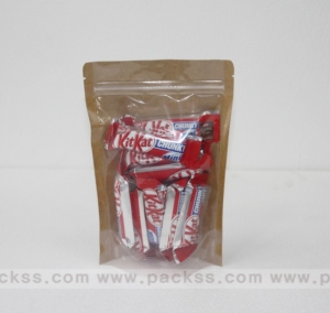 전면투명 후면크라 지퍼 스탠드-100장