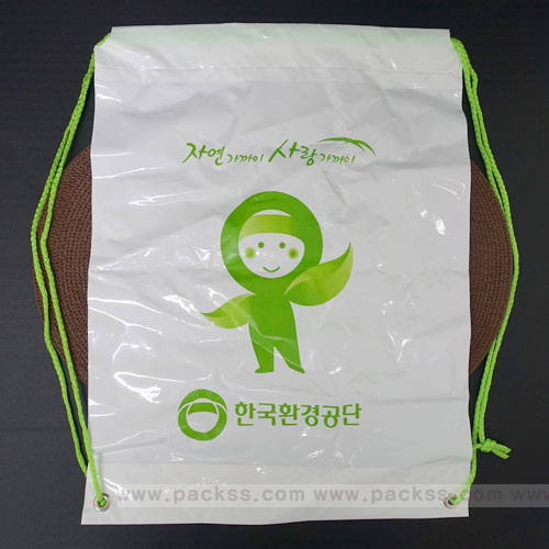 pe백색어깨끈가방[한국환경공단]
