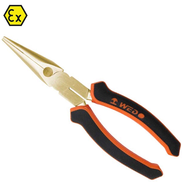 방폭롱로즈플라이어 LONG NOSE PLIER 위두툴스 모델:NS 254-1002 AL-CU/BE-CU