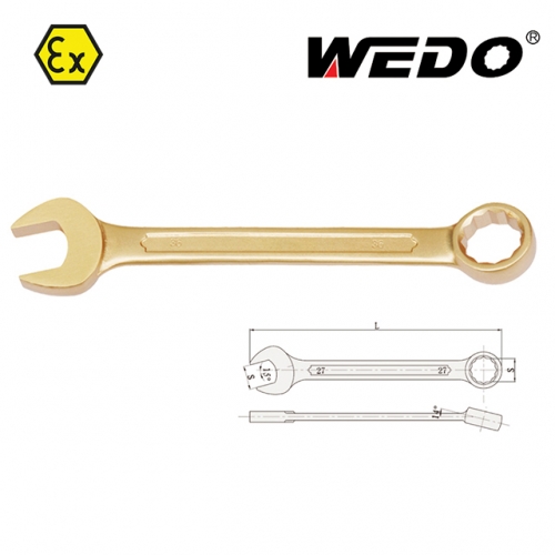 AL-CU 36mm~65mm 방폭콤비네이션렌치 COMBINATION WRENCH 위두툴스 모델:NS 135-46 AL-CU 알루미늄동합금