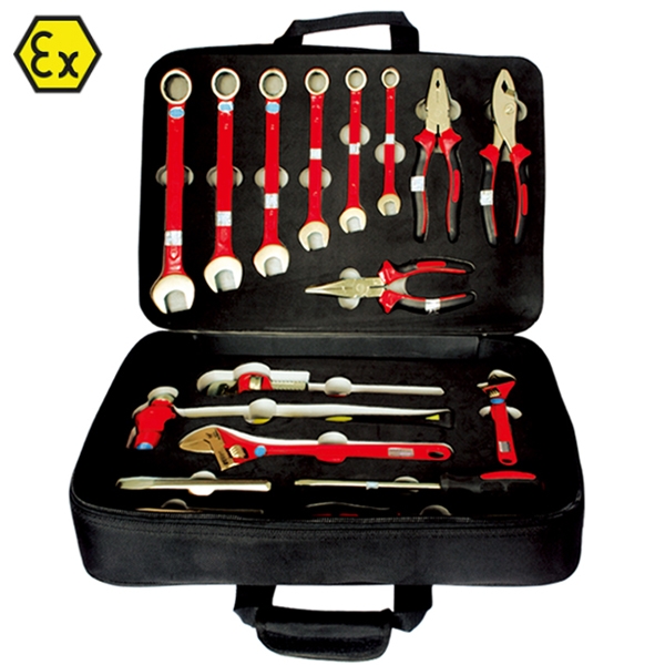 방폭종합공구세트 17PCS 위두툴스 모델:NS H-17 AL-CU