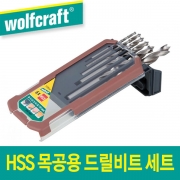 HSS 목공용 드릴비트-6PCS 7120000  Φ3,4,5,6,8,10mm