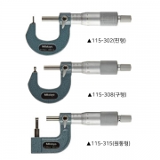 튜브 마이크로미터 115-302 측정범위: 0-25mm