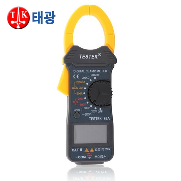 디지털 클램프테스터 TESTEK-86A 600V