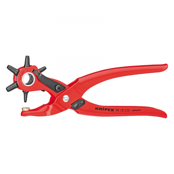 KNIPEX 리볼빙, 물레방아 펀치 - 90-70-220SB