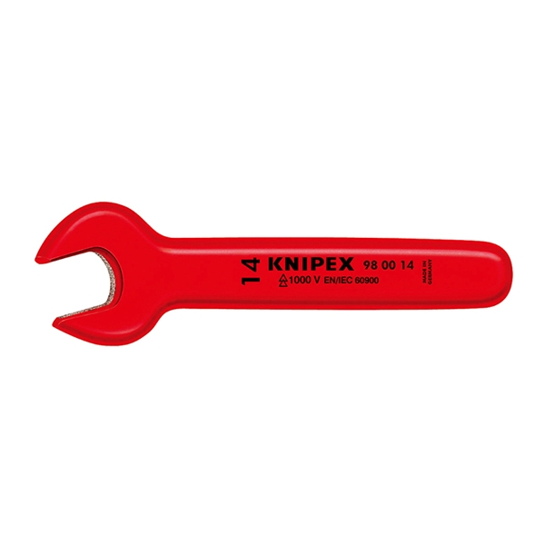 KNIPEX  스패너(절연,단구) 98-00-1/2"